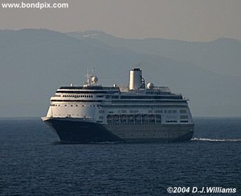 Cruise ship Zaandam in Alaska