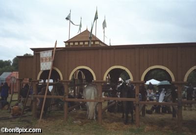 On the set of A Knights Tale in the Czech Republic