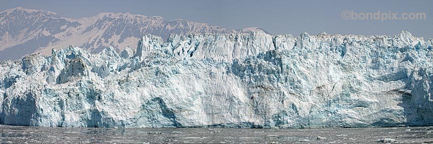Hubbard Glacier in Alaska panorama photo
