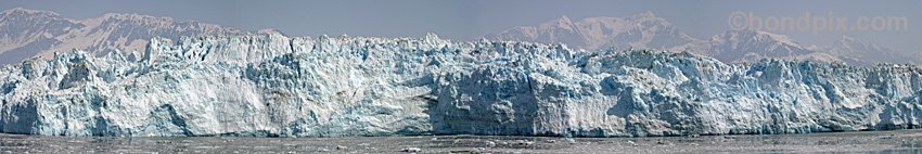 Spectacular Hubbard Glacier in Alaska panoramic print