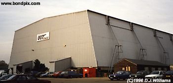 The James Bond 007 sound stage at Pinewood Film Studios in England