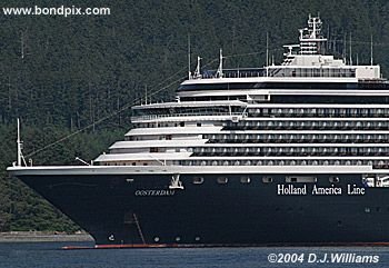 Cruise ship Oosterdam in Alaska