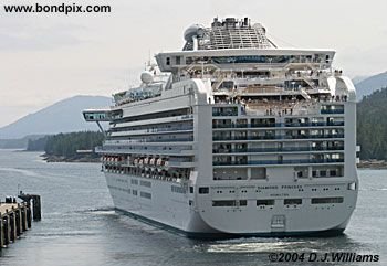 Cruise ship in Alaska