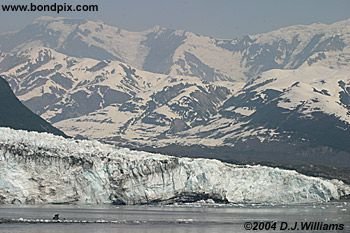 Glacier in Yakutat bay, Alaska