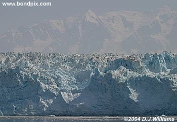 Hubbard Glacier in Yakutat bay, Alaska