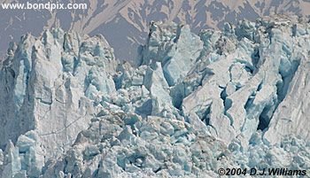 Hubbard Glacier in Yakutat bay, Alaska