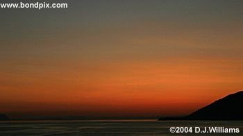 Sunrise over the Inside Passage Alaska