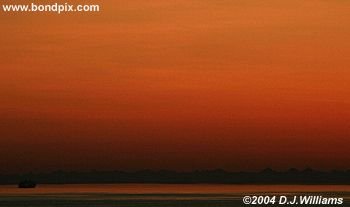 Sunrise over the Inside Passage Alaska