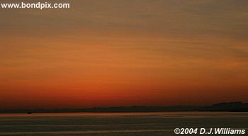 Sunrise over the Inside Passage Alaska