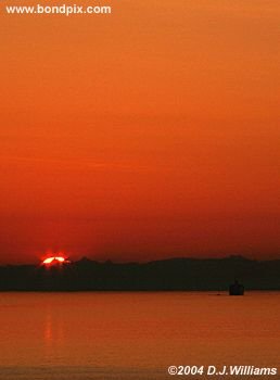 Sunrise over the Inside Passage Alaska
