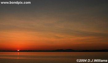 Sunrise over the Inside Passage Alaska