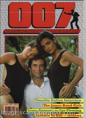 James Bond 007 magazine with Timothy Dalton in Licence To Kill