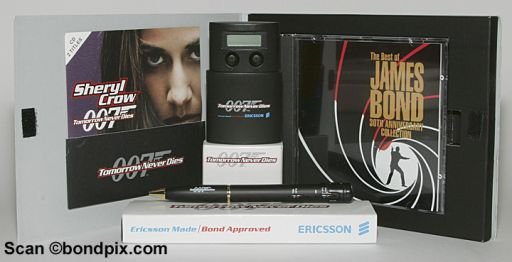 James Bond and Ericsson Tomorrow Never Dies promo items