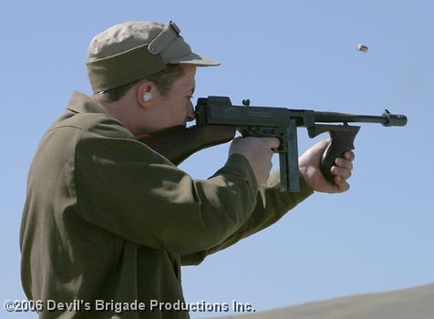Photoshoot for 'Devils Brigade' at Fort Harrison Helena Montana on 4th May 2006