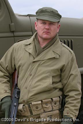Photoshoot for 'Devils Brigade' at Fort Harrison Helena Montana on 4th May 2006