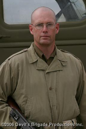 Photoshoot for 'Devils Brigade' at Fort Harrison Helena Montana on 4th May 2006
