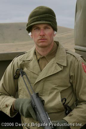 Photoshoot for 'Devils Brigade' at Fort Harrison Helena Montana on 4th May 2006