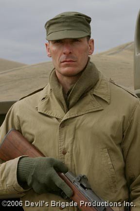 Photoshoot for 'Devils Brigade' at Fort Harrison Helena Montana on 4th May 2006