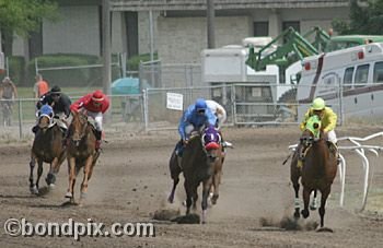 Horse Racing at the Western Montana Fair in Missoula, Montana