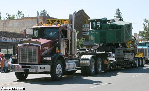 Parade along Main Street in Deer Lodge, Montana