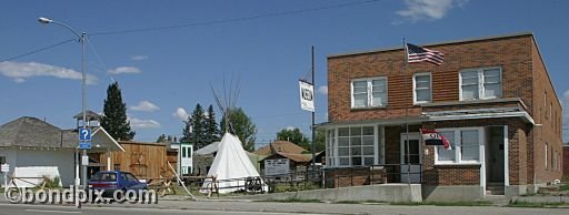 Deer Lodge Museums, Frontier Montana cabins, tee-pee and Powell County museum