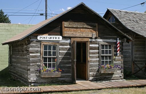 Deer Lodge Museums, Frontier Montana Post Office cabin