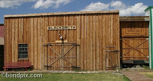 Deer Lodge Museums, Frontier Montana Blacksmith shop