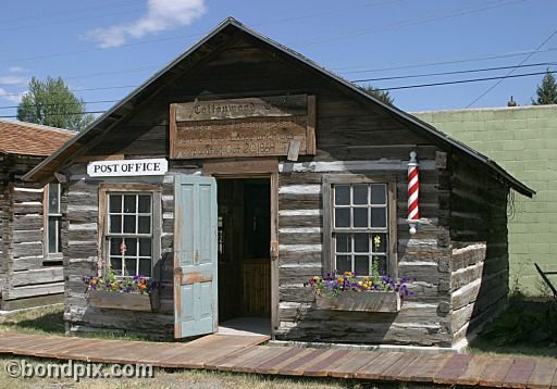 Deer Lodge Museums, Frontier Montana Post Office cabin