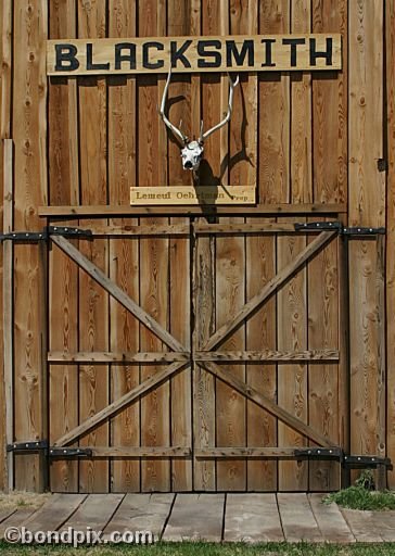 Deer Lodge Museums, Frontier Montana blacksmith shop