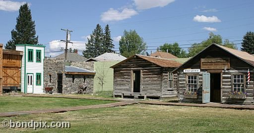 Deer Lodge Museums, Frontier Montana cabins and buildings