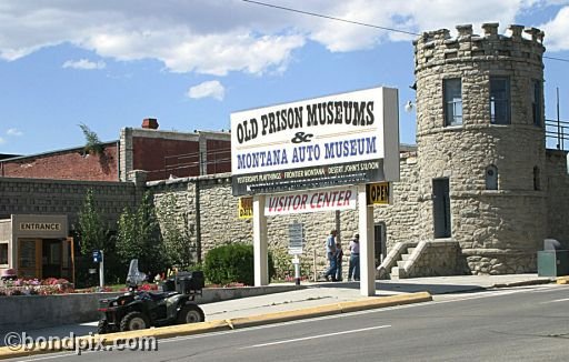 Deer Lodge Old Montana Prison Museum and Auto Museum entrance