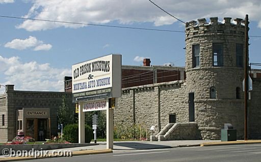 Deer Lodge Old Montana Prison Museum and Auto Museum entrance