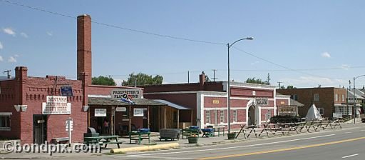 Deer Lodge Montana State Prison Hobby Shop and museum buildings
