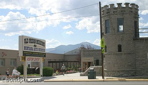 Deer Lodge Old Montana Prison Museum and Auto Museum entrance