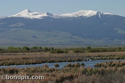 Mount Powell from Warm Springs Ponds, Montana