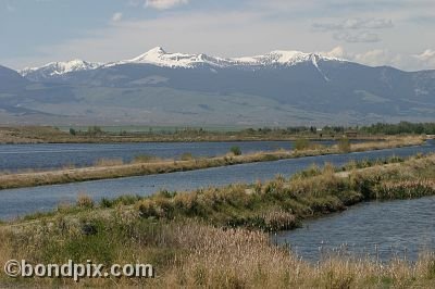 Mount Powell from Warm Springs Ponds, Montana