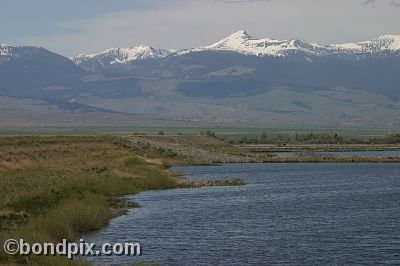 Mount Powell from Warm Springs Ponds, Montana