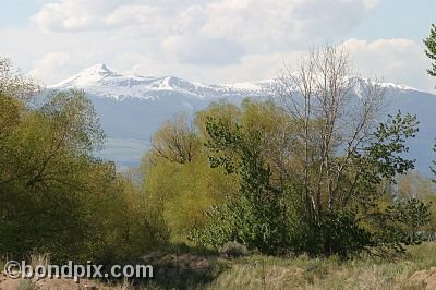 Mount Powell from Warm Springs Ponds, Montana