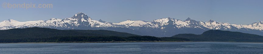 Lynn Canal in Alaska Panoramic Photo