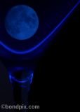 Abstract print of a glass with the Moon inside for sale