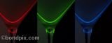 Art print of laser light through glasses for purchase