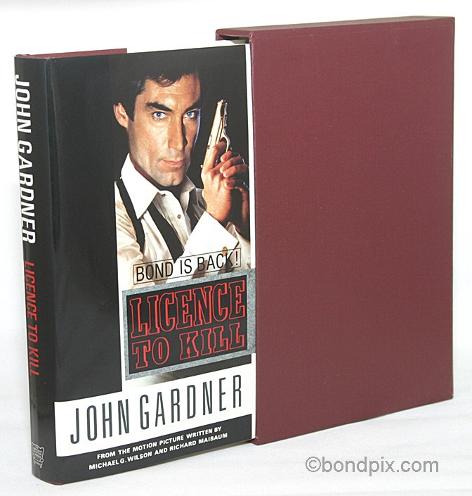 Licence To Kill by John Gardner limited numbered and signed edition  38/100