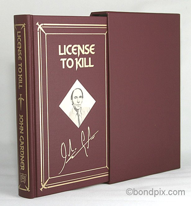 Licence To Kill by John Gardner limited numbered and signed edition  38/100