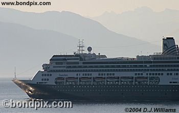 Cruise ship Zaandam in Alaska