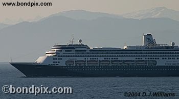Cruise ship Zaandam in Alaska