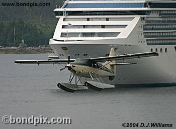 Cruise ship in Alaska