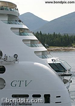 Cruise ship in Alaska